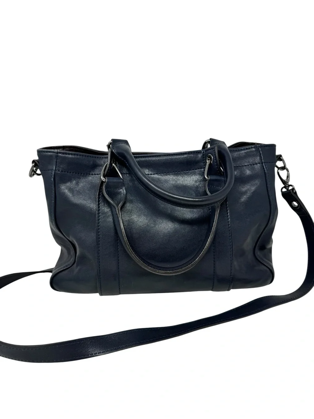 Longchamp Medium 3D Satchel Navy - Picture 4 of 11